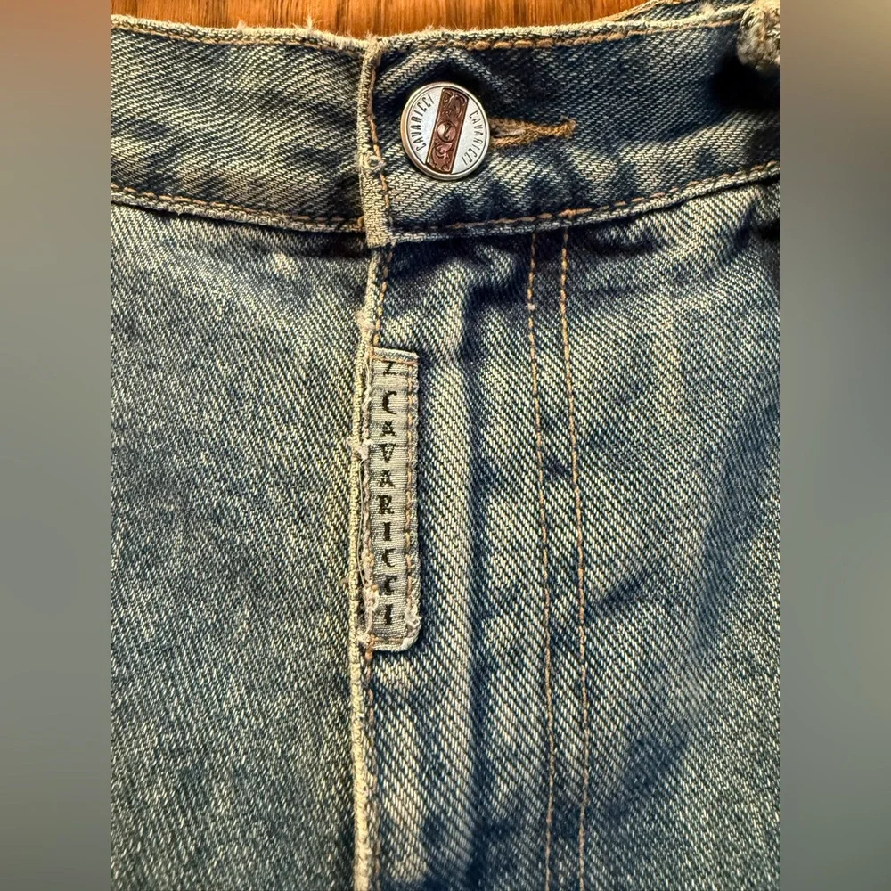 Vintage Z. Cavaricci Embroidered Jean Shorts